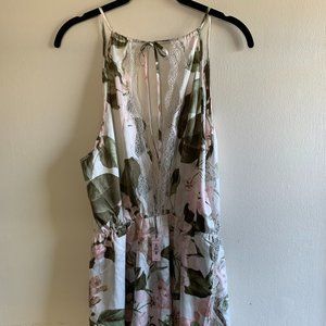Victoria's Secret Floral Lace Romper